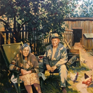 My parents 40x30 oil